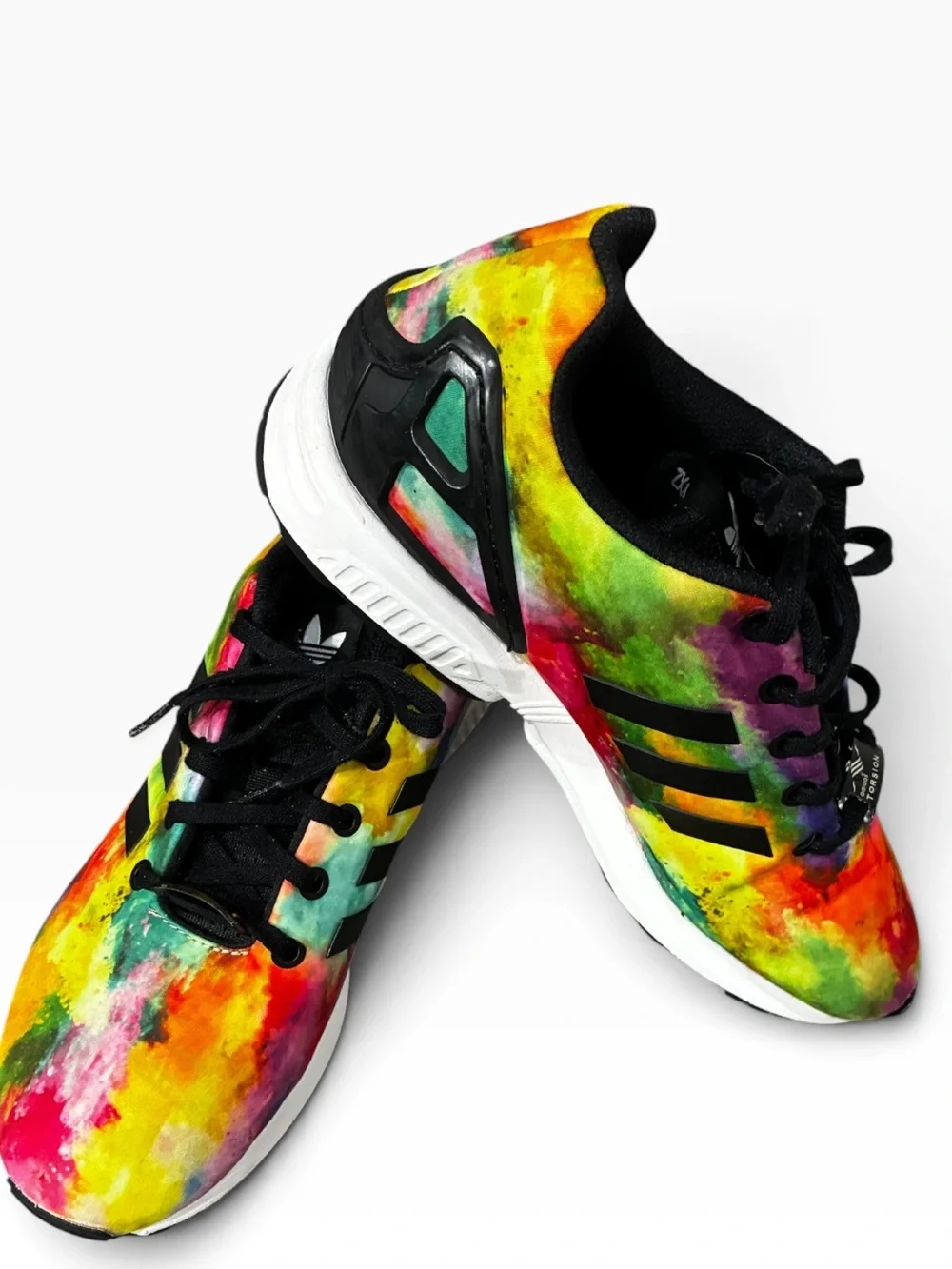 adidas Women's ZX Torsion Tie Dye Multicolor Athletic Shoe Size 7